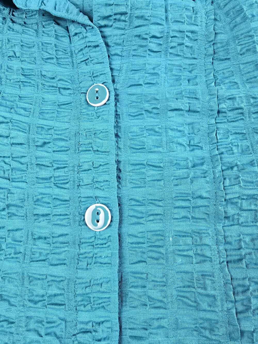 Habitat Seersucker Crinkled Shirt Jacket  Large - Picture 10 of 14